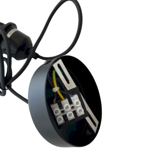 Cordon de suspension textile 1.50 M - Noir