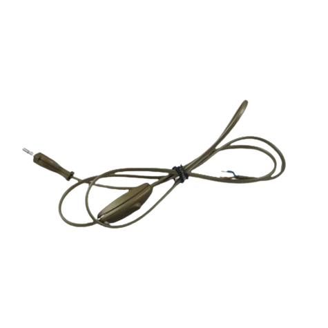 Cordon électrique avec interrupteur  - longueur 1.50 M - Or