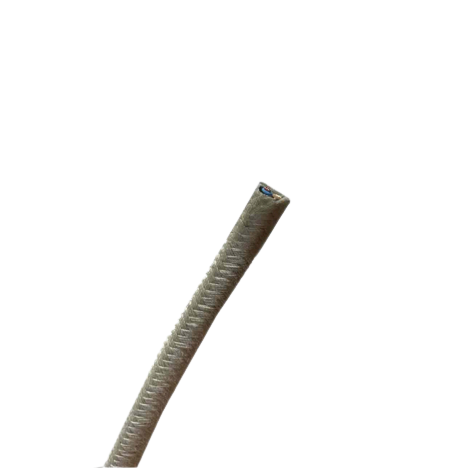 Cordon électrique tissu tressé couleur naturel - Vendu au mètre