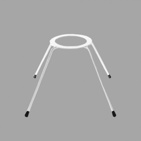 Accessoire pour abat-jour - Lot 12 - Embout enveloppant rond 3 mm en plastique noir pour pied