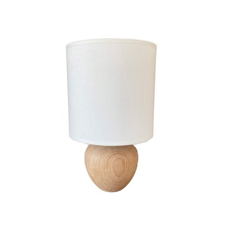 Accessoire pour abat-jour - Pied de lampe "Bologne" - Hêtre des Vosges - 10 cm