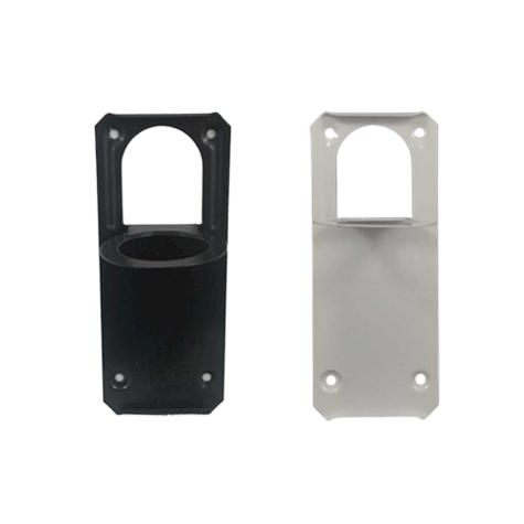 Accessoire pour abat-jour - Plaque de fixation murale pour appliques murales avec barres - Noir