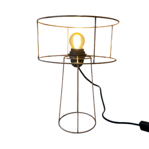 Carcasse abat-jour - Lampe à poser / chevet - MOON - H30