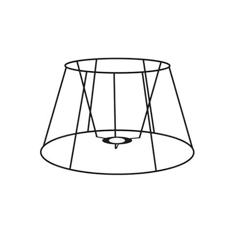 Carcasse d'abat jour Tambour - 25 cm