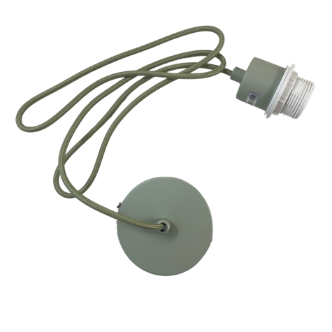 Cordon de suspension textile 1.50 M - vert d'eau