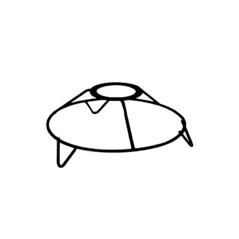 Fixation pour abat-jour 30 cm pieds en V