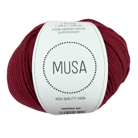 Habillage  - Laine mérinos épaisse ≈  2mm - DK  - Bordeaux / 100 M