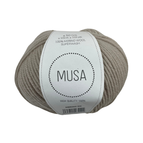 Habillage  - Laine mérinos épaisse ≈  2mm - DK  - Sable / 100 M