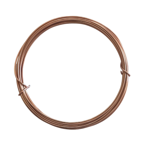 Loisirs créatif - Fils - fil aluminium Cuivre - 1.5 mm - 5 M