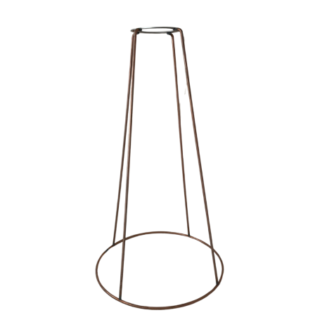 Pied de lampe conique - base cercle - Hauteur 30 cm