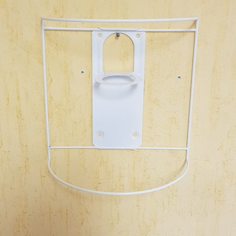 Accessoire pour abat-jour - Plaque de fixation murale pour appliques murales avec barres - Noir