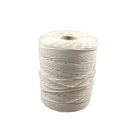 Habillage  - corde coton Macramé - 2 mm / 100 M - Ecru