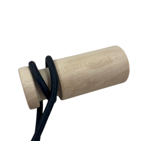 Accessoire pour abat-jour - Patère pour lampe baladeuse - bois clair