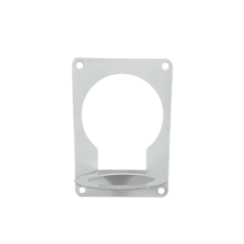 Accessoire pour abat-jour - Plaque de fixation murale pour appliques murales (à relier avec une douille) - Blanc