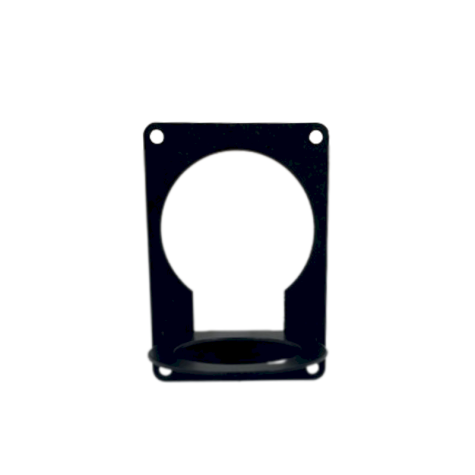 Accessoire pour abat-jour - Plaque de fixation murale pour appliques murales (à relier avec une douille) - Noir