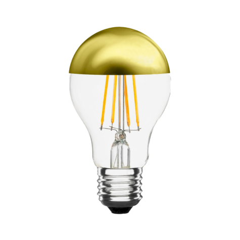 Ampoule LED à Filaments - doré -  ⌀ 6 cm - E27