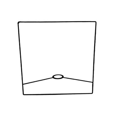 Applique - applique murale carré - 25x25