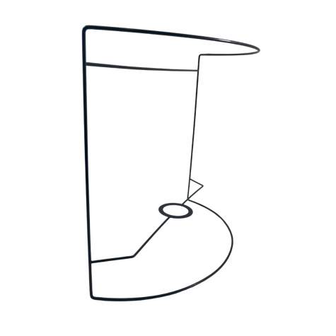 Applique - applique murale - WIDE - 35 H 30 cm