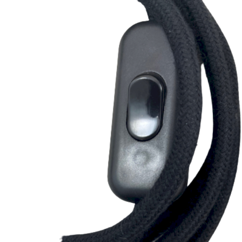 Baladeuse - Cordon électrique baladeuse avec INTERRUPTEUR  et DOUILLE - noir - longueur 1.80 M