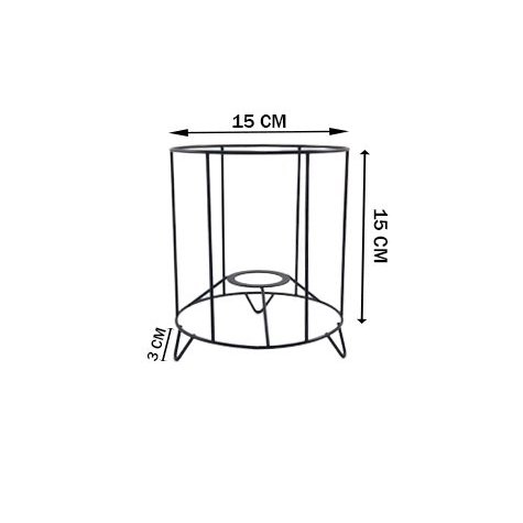 Carcasse abat-jour C15H15 pieds en V