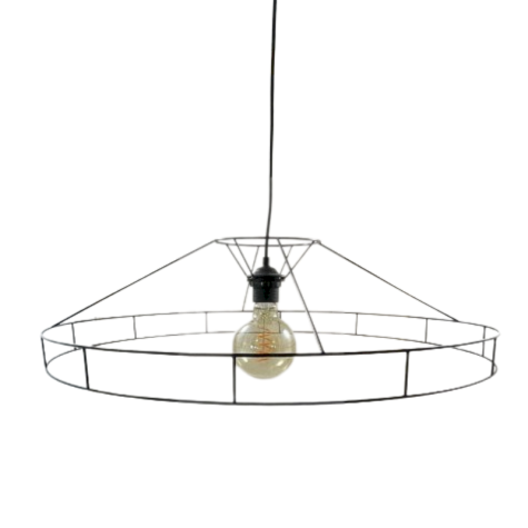Carcasse abat-jour - Carcasse à bandeau pour suspension - 60 cm
