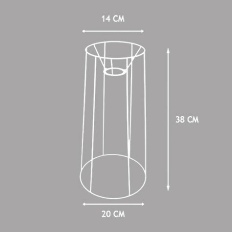 Carcasse abat-jour - Carcasse tube