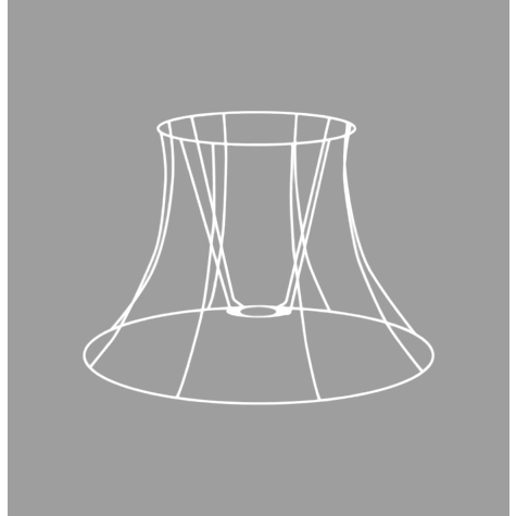 Carcasse abat-jour - Pagode Conique ⌀30 cm