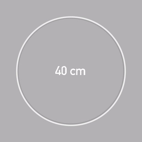 Carcasse d'abat jour - CERCLE NU Ø 40 CM