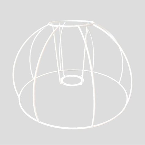 Carcasse d'abat-jour - Dôme 30 - Pour pied de lampe