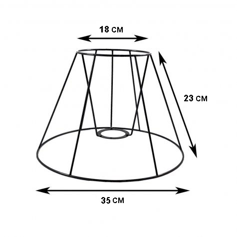 Carcasse d'abat jour Empire - E35
