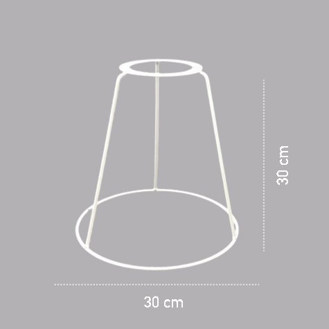 Carcasse d'abat-jour - FIXATION DBV - D30H30