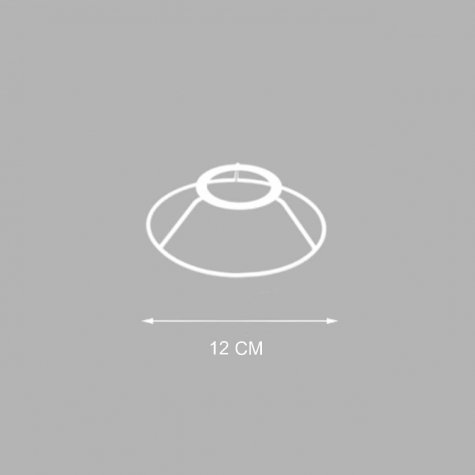 Carcasse d'abat-jour - FIXATION POUR ABAT JOUR 12 CM