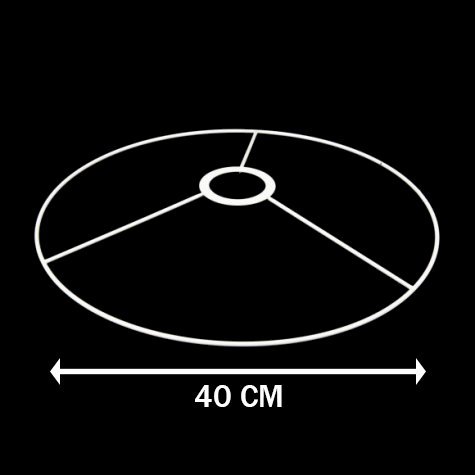 Carcasse d'abat jour - FIXATION POUR ABAT JOUR 40 CM