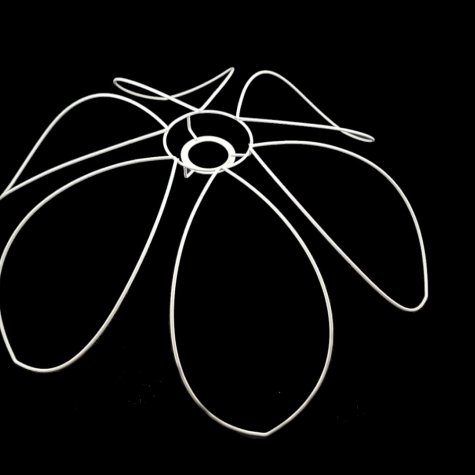 Carcasse d'abat-jour -  nénuphar 48 cm pour suspension