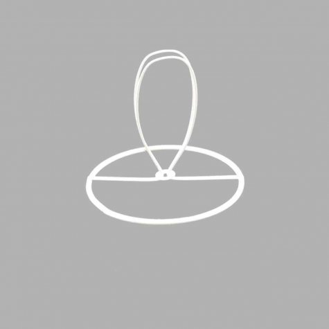 Carcasse d'abat-jour - Pince Flamme ⌀ 8