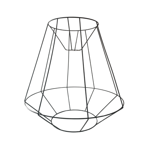 Carcasse d'abat-jour - suspension lanterne - 40 cm