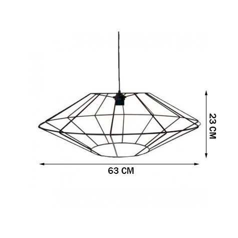 Carcasse d'abat-jour - SUSPENSION SOUCOUPE 63