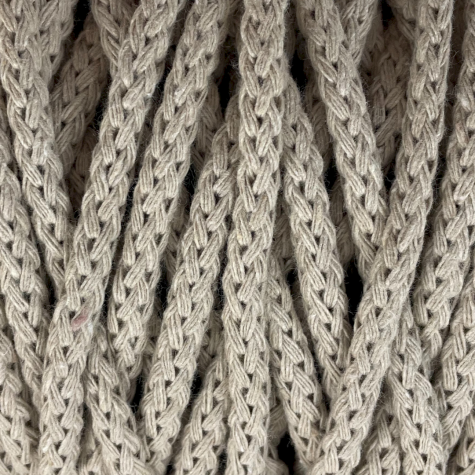 Habillage  - Coton tressé - 5 mm - couleur Lin / 50 M