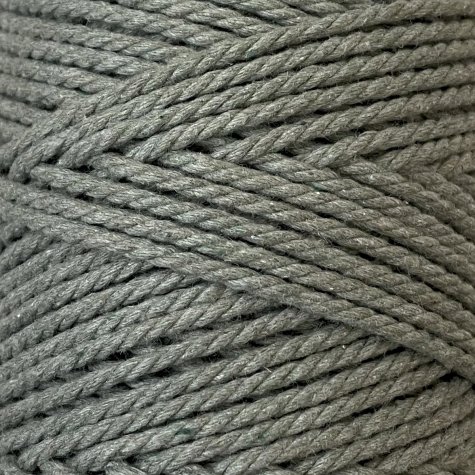 Habillage  - fil de coton Macramé - 2 mm - Vert pâle / 100 M -