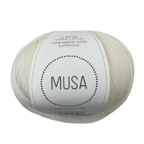 Habillage  - Laine mérinos fine ≈ 1.5 mm - FINGERING - Blanc / 200 M