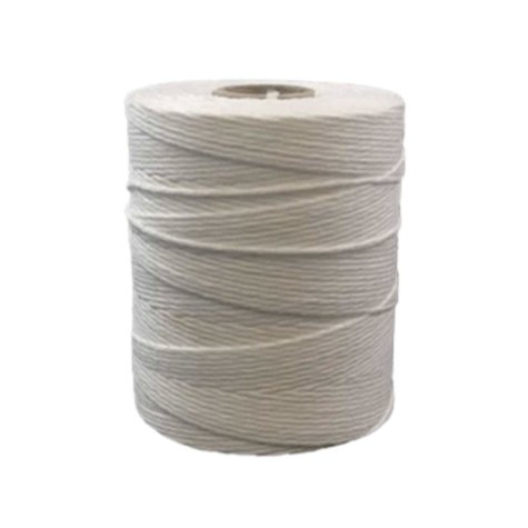 Habillage pour abat-jour - fil tressé en LIN blanc - 2 mm - 50 M