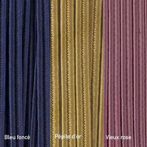 Habillage - SOUTACHE COULEUR - 12.50 M - Marine foncé