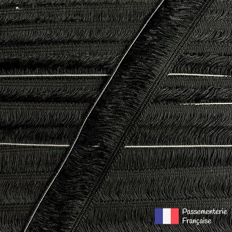 Habillage - TRICOTINE 3 cm / vendu au mètre - Noir
