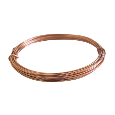 Loisirs créatif - Fils - fil aluminium Cuivre - 1.5 mm - 5 M