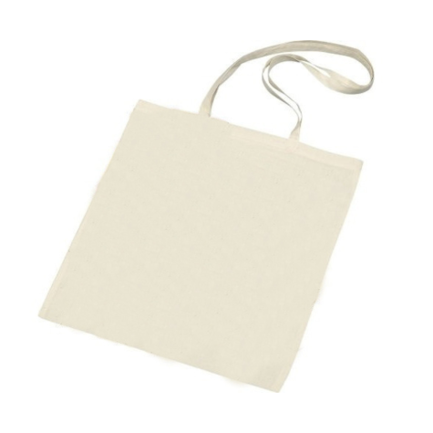 Loisirs créatif -  textile à customiser - tote bag en coton - 38 x 42 cm - Ecru