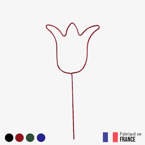 Pic pour composition florale et loisirs créatifs -  Motif coquelicot