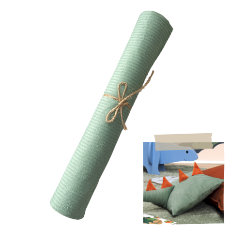 Mercerie - Tissu coupon 30 x 100 cm - velours côtelé - Vert canard